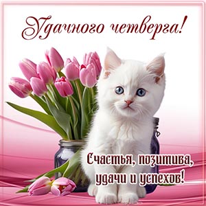 Удачного четверга, счастья, позитива, удачи и успехов
