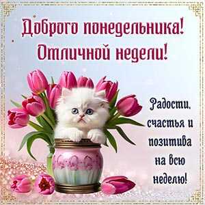 Доброго понедельника, радости и счастья на всю неделю