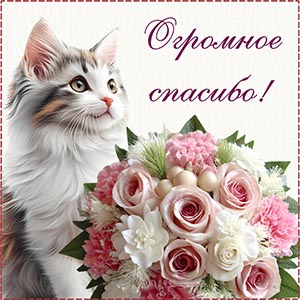 Превосходная картинка с кошечкой, огромное спасибо