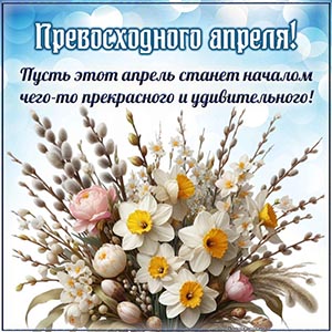 Пусть этот апрель станет началом чего-то прекрасного